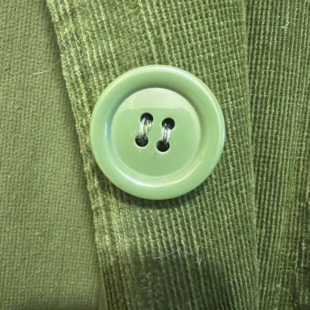 Olive Green Corduroy Jacket - Picture 7 of 13